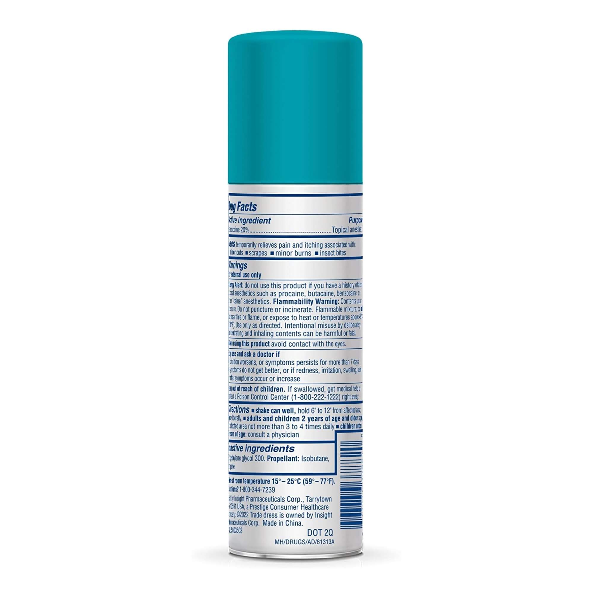 Itch Relief Americaine® 20% Strength Spray 2 oz. Can - Image 2