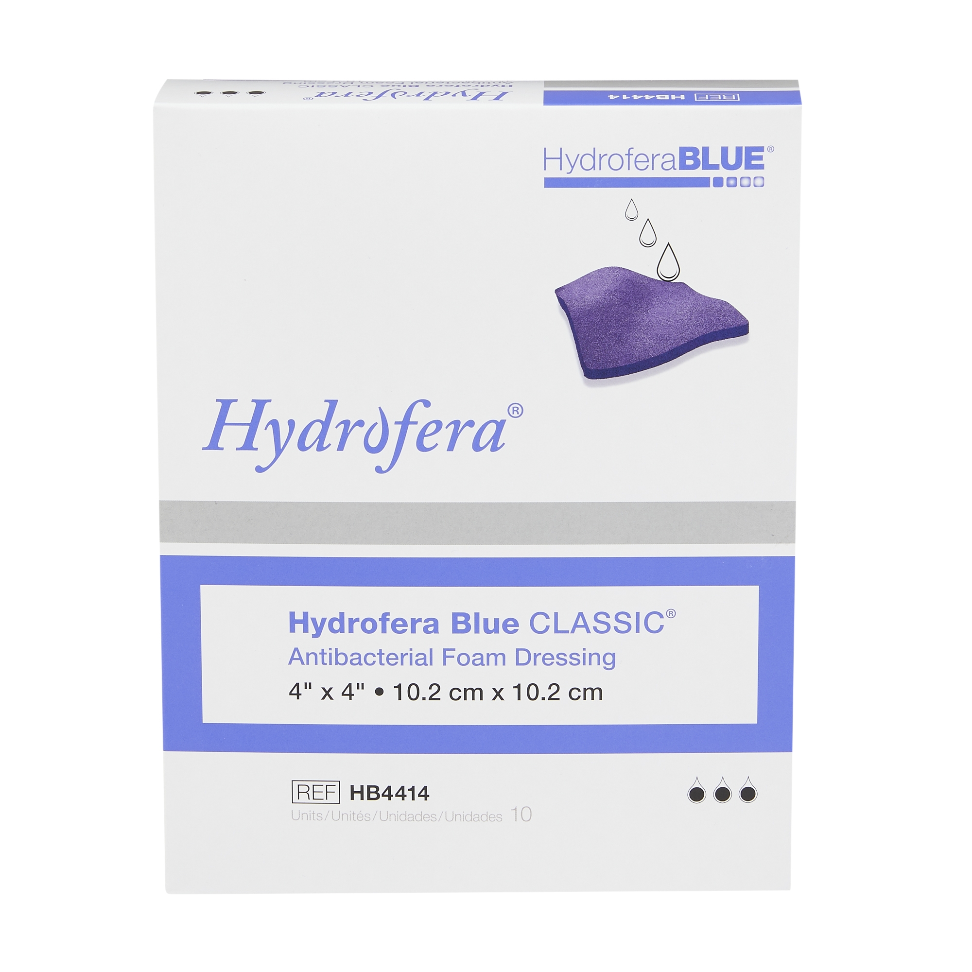 DRESSING, HYDROFERA BLUE 4X4 (10/BX) HOLSTR - Image 2